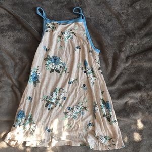 Spaghetti strap floral tank top